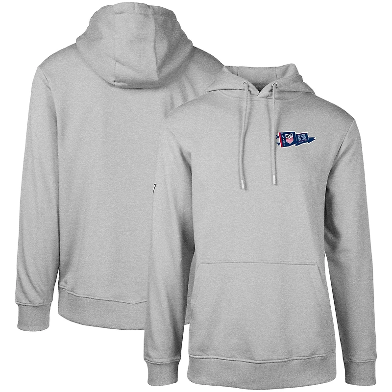 Men's Levelwear Gray USMNT Podium Rafters Pullover Hoodie