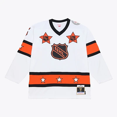 Maillot Mitchell & Ness Denis Potvin blanc pour homme, édition spéciale Jeu de puissance du Match des étoiles la LNH 1976