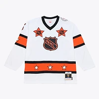 Maillot Mitchell & Ness Denis Potvin blanc pour homme, édition spéciale Jeu de puissance du Match des étoiles la LNH 1976