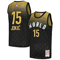 Maillot Mitchell & Ness Nikola Jokic noir pour homme, NBA Rising Stars Challenge 2016, Hardwood Classics Swingman