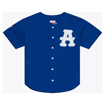 Men's Mitchell & Ness Ronald Acuña Jr. Royal Atlanta Black Crackers Batting Practice Jersey