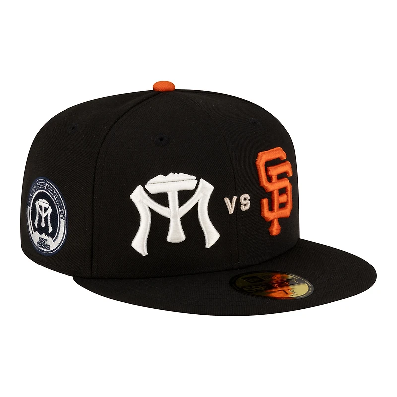 Men's New Era Black San Francisco Giants vs. Monterrey Sultanes 2026 Matchup 59FIFTY Fitted Hat