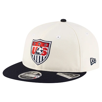 Casquette ajustable New Era USMNT 1995 Retro-Crown 9FIFTY crème pour homme