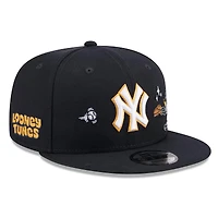Casquette snapback New Era 9FIFTY bleu marine pour homme, New Era New York Yankees