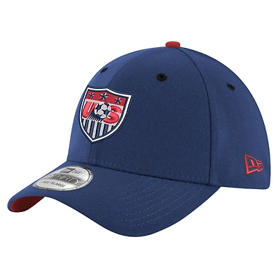Casquette New Era bleu marine USMNT Retro 39THIRTY Flex pour homme