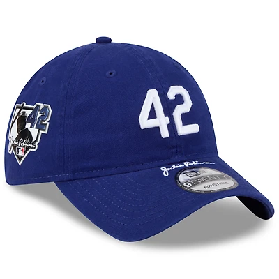 Casquette ajustable New Era Royal Brooklyn Dodgers 2026 Jackie Robinson Day 9TWENTY pour homme