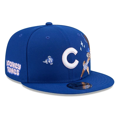 Casquette snapback New Era Royal Chicago Cubs Looney Tunes Lola Bunny 9FIFTY pour homme