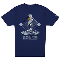 Men's New Era Royal Los Angeles Dodgers Looney Tunes Bugs Bunny T-Shirt