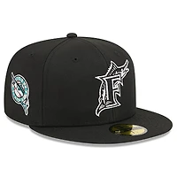 Men's New Era x Alpha Industries  Black Florida Marlins 59FIFTY Fitted Hat
