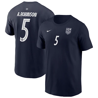 Men's Nike Antonee Robinson Navy USMNT Away Name & Number T-Shirt