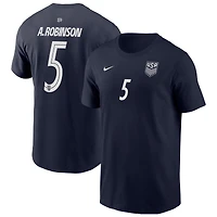 Men's Nike Antonee Robinson Navy USMNT Away Name & Number T-Shirt