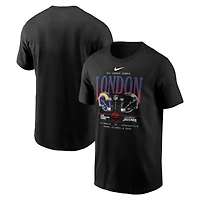 Men's Nike Black Los Angeles Rams vs. Jacksonville Jaguars International Games London 2025 T-Shirt