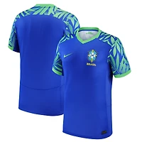 Maillot réplique de l'équipe nationale féminine du Brésil 2023 Nike bleu pour femme