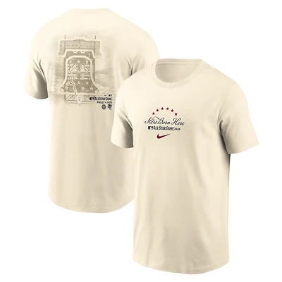 Men's Nike Cream 2026 MLB All-Star Game Sketch Bell T-Shirt