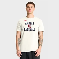 Men's Nike Cream California Angels Cooperstown Collection ‘70s Inspired T-Shirt