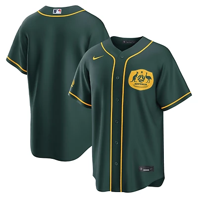 Men's Nike Green Australia National Team x MLB Stadium Replica Jersey