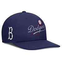 Casquette Snapback Nike Pro Performance Brooklyn Dodgers bleu marine pour homme