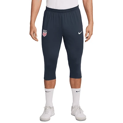 Men's Nike  Navy USMNT 2024 Strike Performance 3/4 Pants