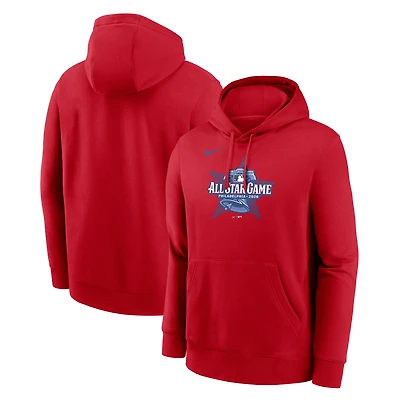 Sweat à capuche Nike rouge pour homme avec logo MLB All-Star Game 2026