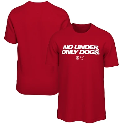 Men's Nike Red USMNT No Under Only Dogs T-Shirt