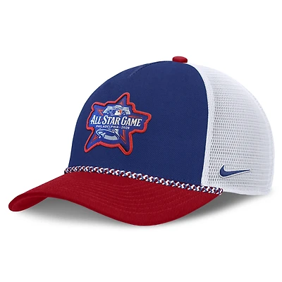 Men's Nike Royal/Red 2026 MLB All-Star Game Rise Dri-FIT Trucker Adjustable Hat