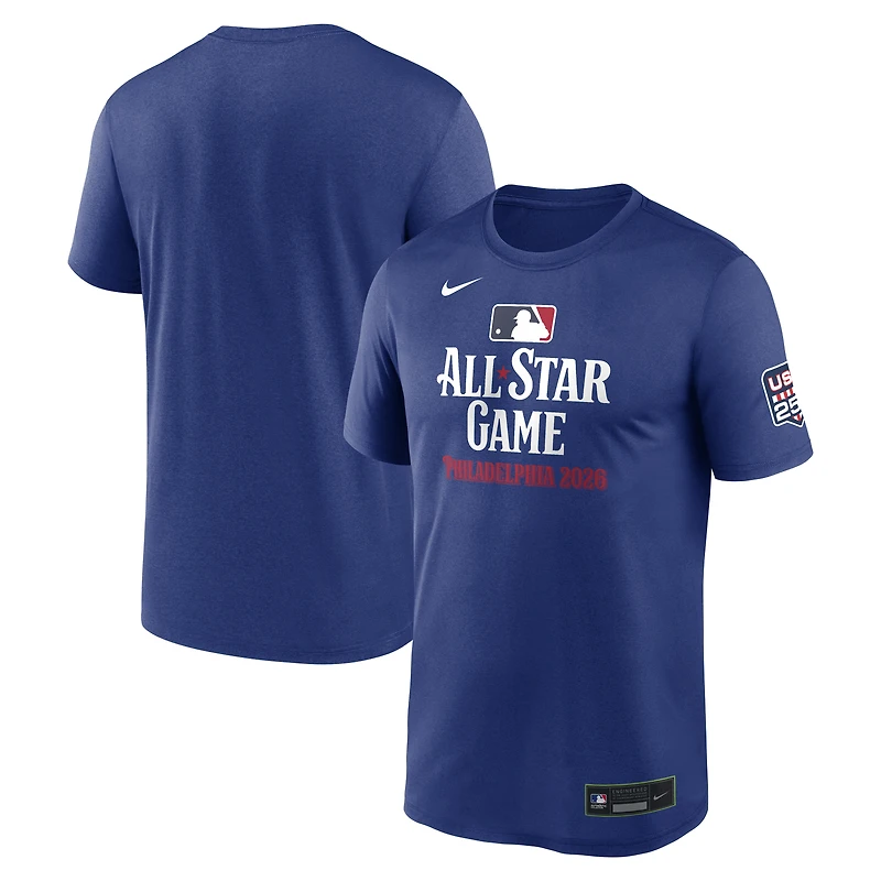 T-shirt Nike Legend Dri-FIT authentique de la collection MLB All-Star Game 2026 pour homme, coloris Royal, USA 250
