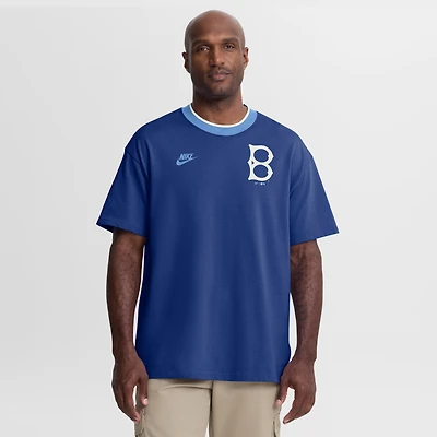 T-shirt à col rond Nike Royal Brooklyn Dodgers Cooperstown Collection pour homme