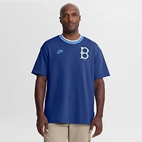 Men's Nike Royal Brooklyn Dodgers Cooperstown Collection Ringer T-Shirt
