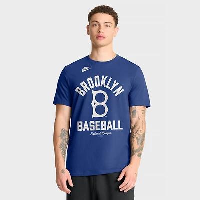 Men's Nike Royal Brooklyn Dodgers Cooperstown Collection T-Shirt