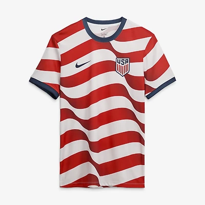 Men's Nike White USMNT Home Sublimated Dri-FIT Soccer Top