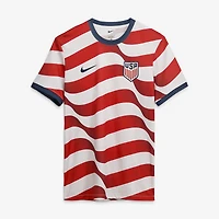 Men's Nike White USMNT Home Sublimated Dri-FIT Soccer Top