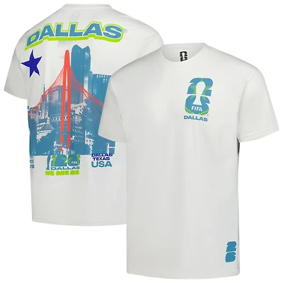 Men's Outerstuff  Cream 2026 FIFA World Cup Dallas Host City Local Oversized T-Shirt