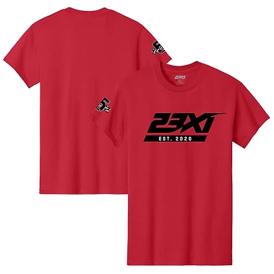 Men's Red 23XI Racing Fifth Anniversary T-Shirt