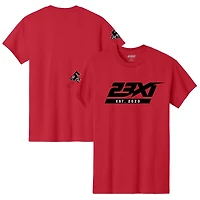 Men's Red 23XI Racing Fifth Anniversary T-Shirt