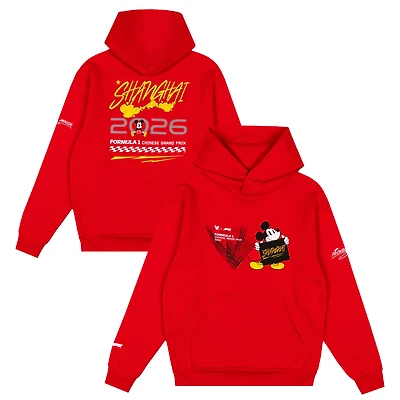 Men's Red Formula 1 x Disney 2026 Chinese Grand Prix Hoodie