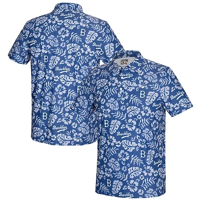 Men's Reyn Spooner Royal Brooklyn Dodgers Big & Tall Cooperstown Collection Pua Performance Polo