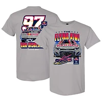 Men's Trackhouse Racing Team Collection Gray Shane van Gisbergen #97 Red Bull Flying Kiwi T-Shirt
