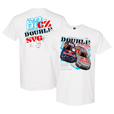 Men's Trackhouse Racing Team Collection White Connor Zilisch & Shane van Gisbergen Red Bull Seeing Double T-Shirt