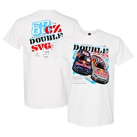 Men's Trackhouse Racing Team Collection White Connor Zilisch & Shane van Gisbergen Red Bull Seeing Double T-Shirt
