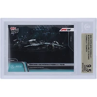 Mercedes-AMG Petronas F1 Team 2025 Topps dévoile maintenant la W16 à F1 75 Live #4 BGS Authenticated 9.5 Card