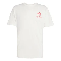 Men's adidas  White Mercedes-AMG Petronas F1 Team 2025 Miami Grand Prix Pack T-Shirt