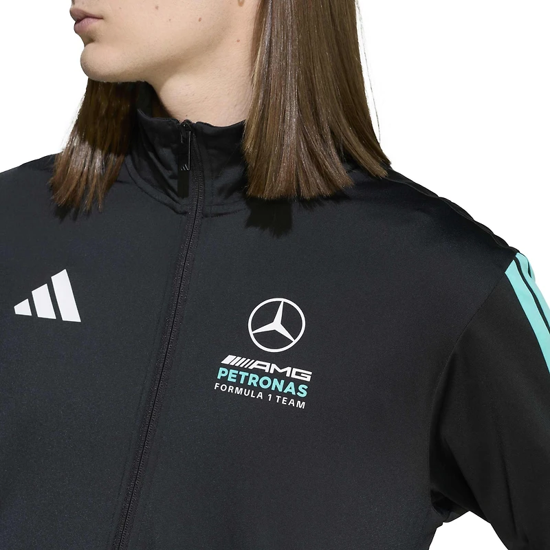 Men's adidas Black Mercedes-AMG Petronas F1 Team 2026 Alphaskin Full-Zip Track Jacket