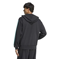 Men's adidas Black Mercedes-AMG Petronas F1 Team 2026 Alphaskin Full-Zip Tri-Blend Hoodie