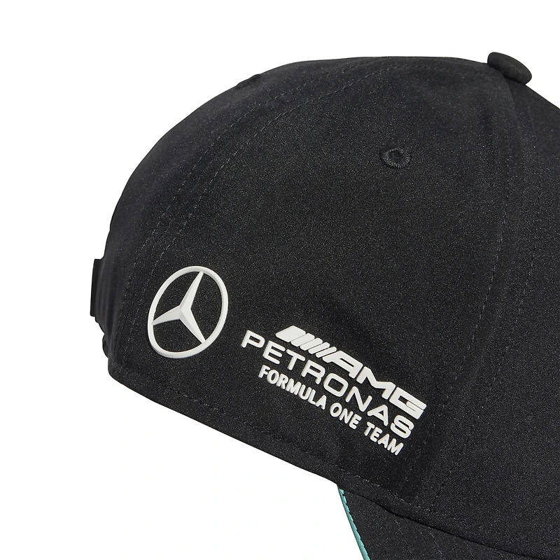 Men's adidas Black Mercedes-AMG Petronas F1 Team Driver Wear Adjustable Hat