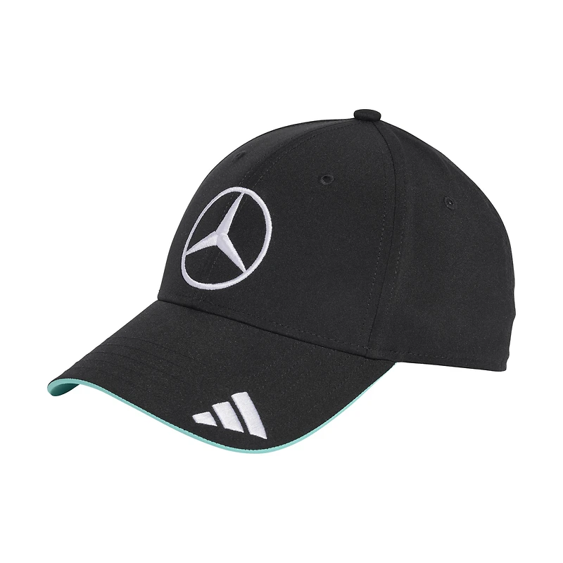 Men's adidas Black Mercedes-AMG Petronas F1 Team Driver Wear Adjustable Hat