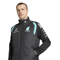 Men's adidas  Black Mercedes-AMG Petronas F1 Team Full-Zip climawarm Mechanics Vest