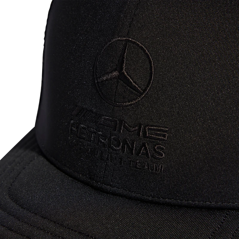 Casquette trucker adidas Mercedes-AMG Petronas F1 Team Night noire pour homme, ajustable