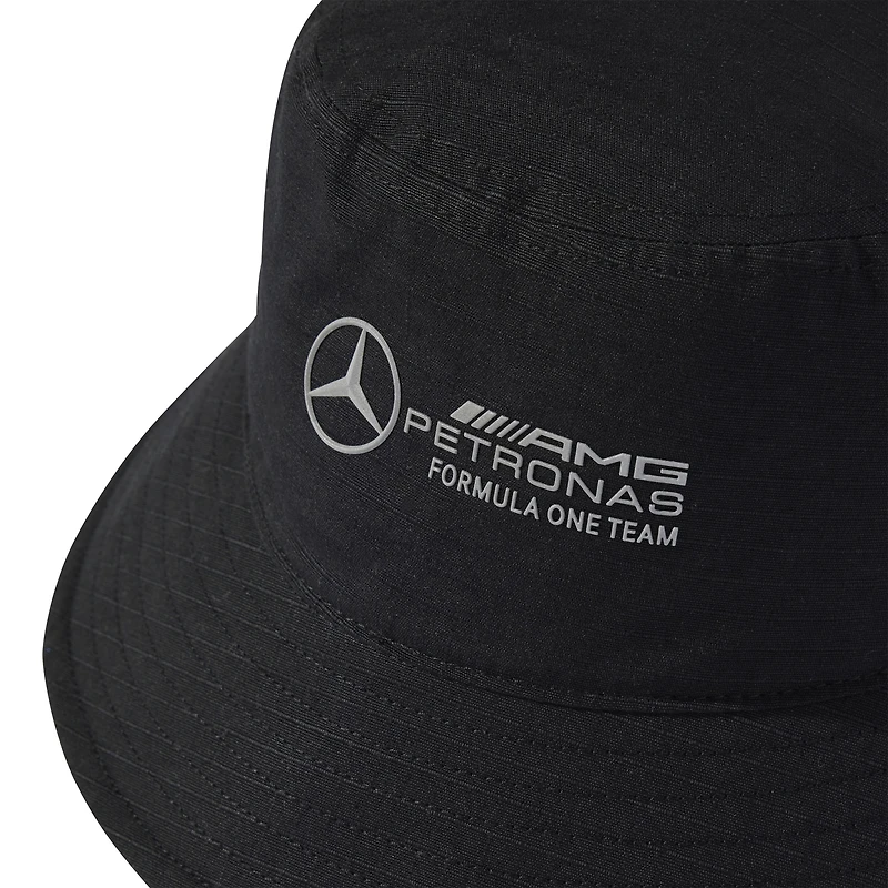 Men's adidas Black Mercedes-AMG Petronas F1 Team Team Wear Bucket Hat