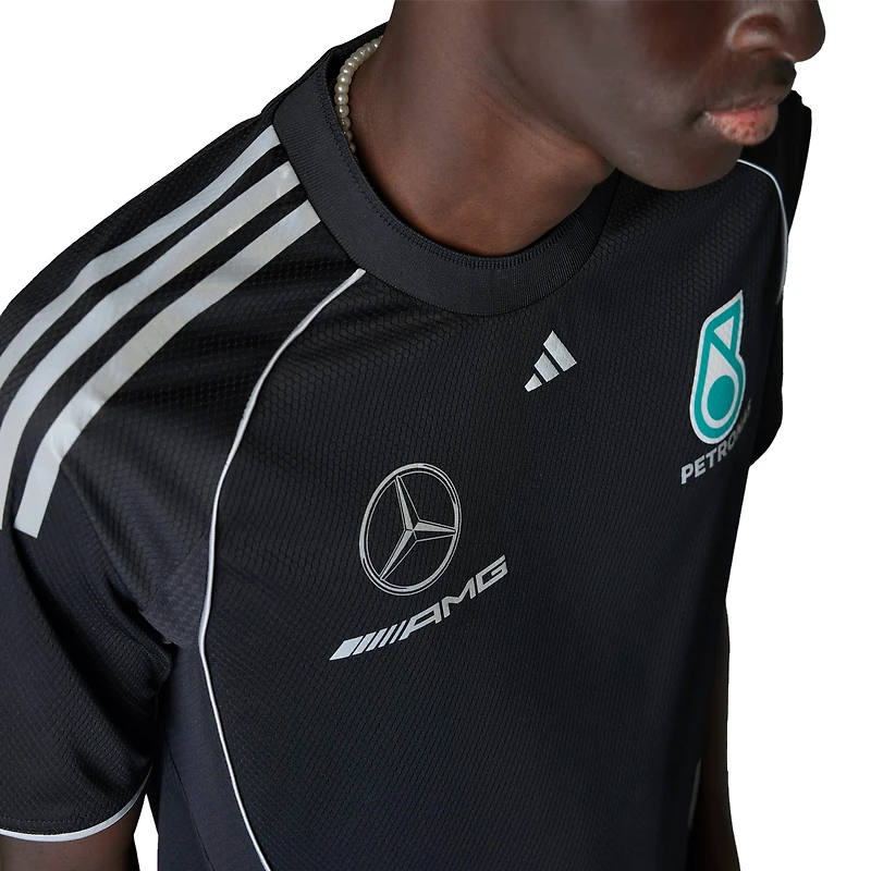 Maillot de mécanicien adidas noir Mercedes-AMG Petronas F1 Team Wear pour homme