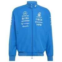 Men's adidas Blue Mercedes-AMG Petronas F1 Team Wonder Harrington Full-Zip Driver Jacket